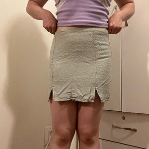 forever 21 sage green skirt